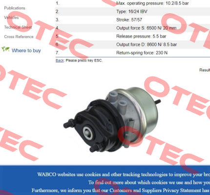 04454107764  Wabco
