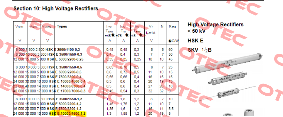 HSKE10000/4500-1.2 Semikron