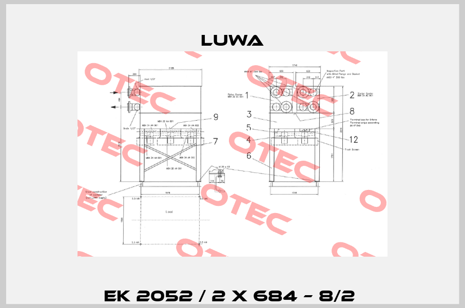 EK 2052 / 2 x 684 – 8/2  Luwa