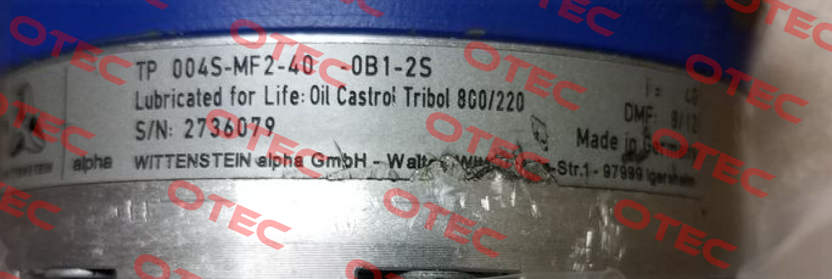 TP004S-MF2-40-0B1-2S   Wittenstein