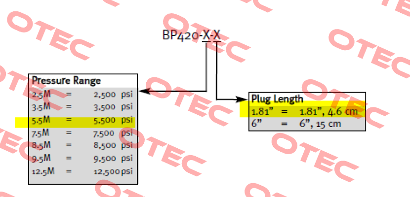 BP420-1/2-5.5M-1.81 Dynisco