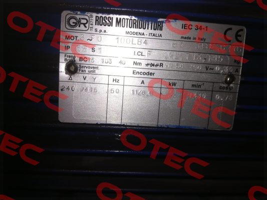 3FO-100LB4 obsolete,replaced by HBZ 100LB 4 240.415-50 B5  Rossi