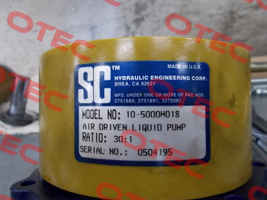 10-5000 WO 18  SC Hydraulic
