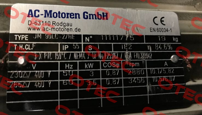 JM 90LC-27HE  AC Motoren