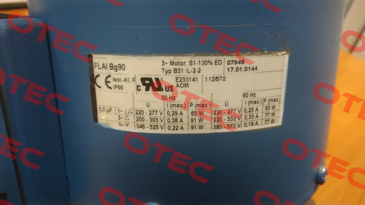 17.01.0144 Type FLAI Bg90 K Wistro