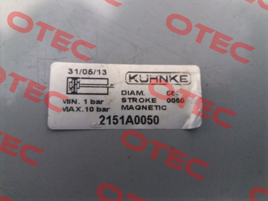 P/N: 120.000658, Type: 21.51A.0050 Kuhnke