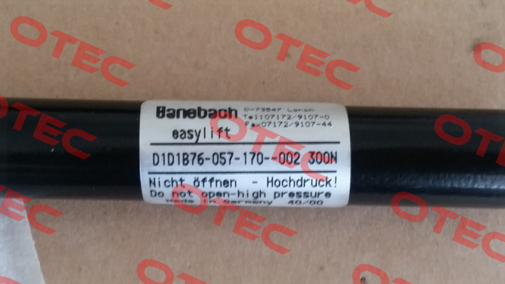 D1D1B76-057-170--002/300N Bansbach