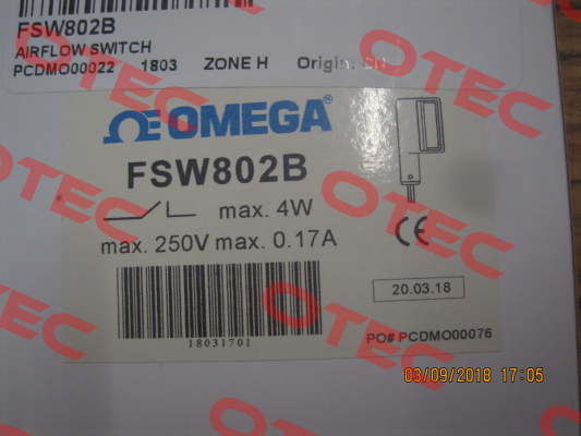 FSW802B Omega