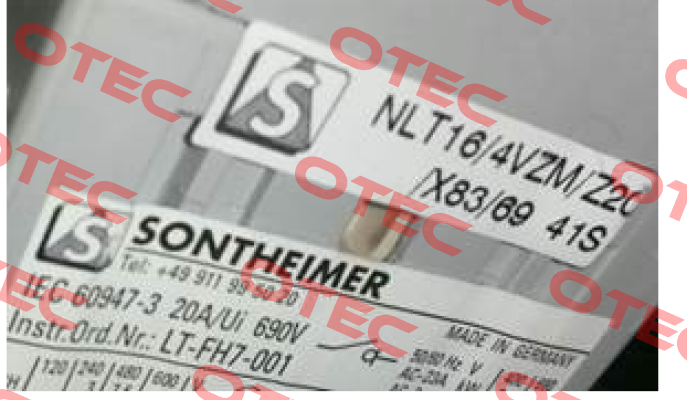NLT16/4VZM/Z20 /X83/69 Sontheimer