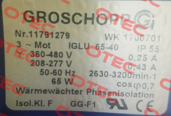 1791279) IGLU65-40 Groschopp