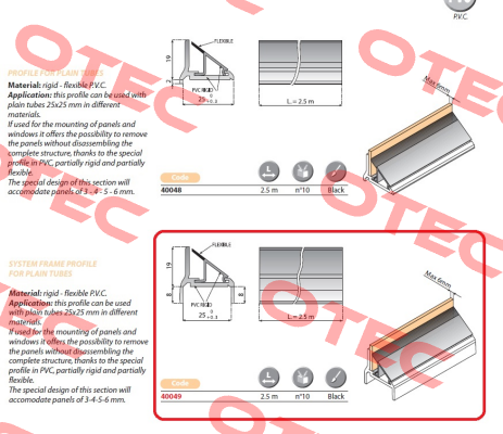 40048  obsolete/replacement 40049 System Plast