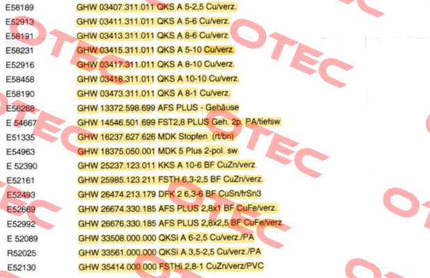 GHW 03407.311.011 (1 pack - 2.500,00 pcs.) Lear (Grote Hartmann)
