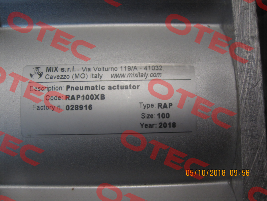 RAP100XB MIX Srl
