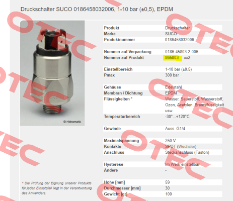 0.186.458.03.2.006 Suco