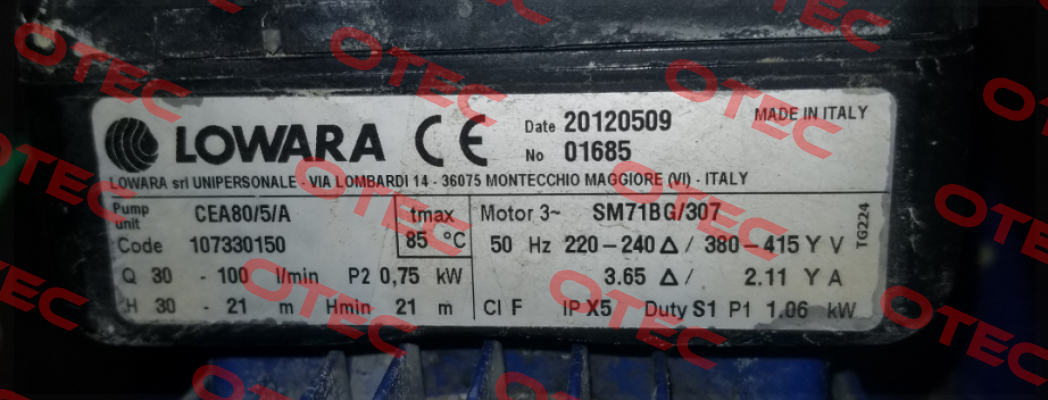 CEA80/5/A Lowara