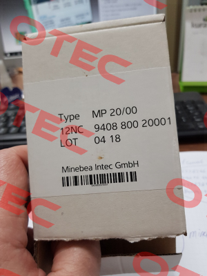 Type: MP 20/00 Minebea