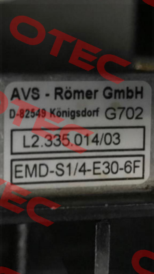 EMD-S1/4-E30-6F-024/=-NG Avs Römer