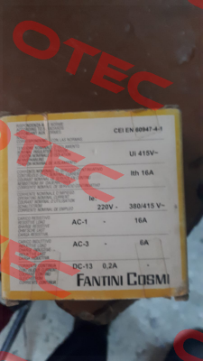 CEI EN 60947-4-1 Fantini Cosmi