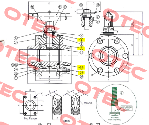 repair kit for 2666 (DN80/65) Valtaco