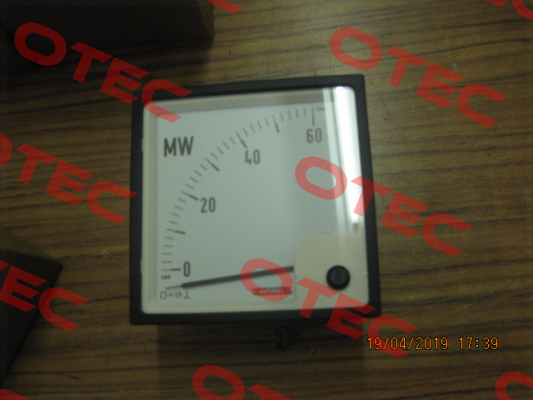685.130.9291 (Skala: 0-60 MW) Weigel