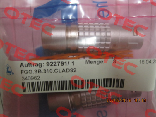 FGG.3B.310.CLAD92 Lemo
