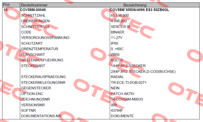 COV58M-00046 TR Electronic