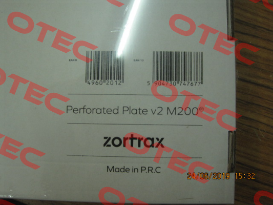 Perforated Plate v2 for M200 Zortrax