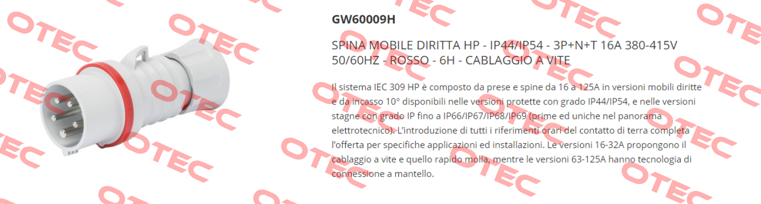 GW60009H Gewiss