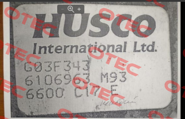G03F343 Husco