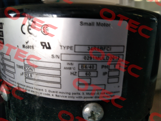 34R6BFCI BODINE ELECTRIC