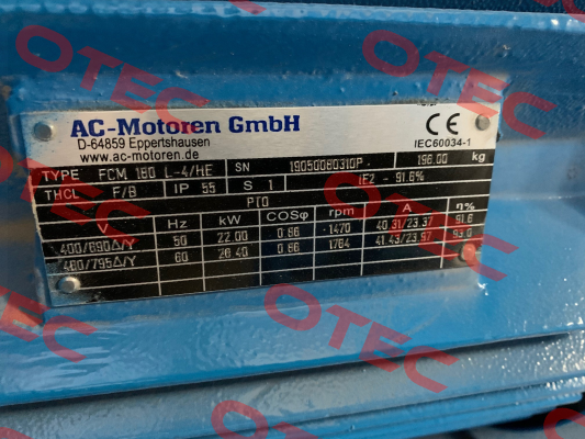 FCM 180 L-4/HE AC Motoren