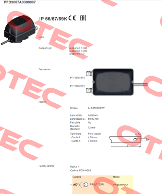 PFD9067A0300007 Ter Tecno Elettrica Ravasi