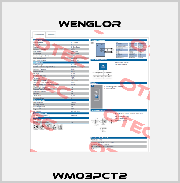 WM03PCT2 Wenglor