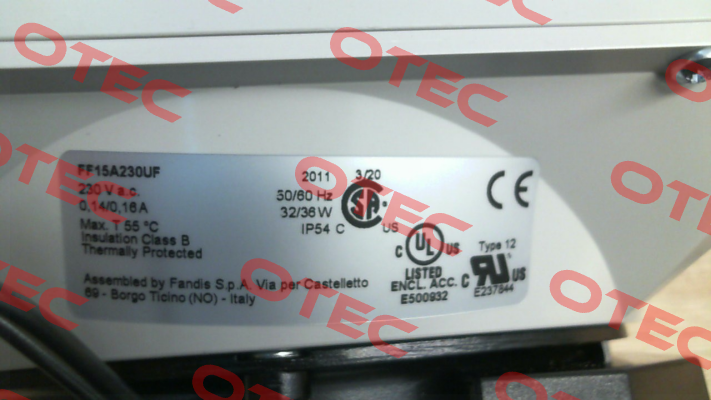 FF15A230UF Fandis