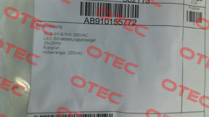 SUS-01-Q Weigel