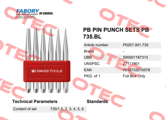 P0257.001.735 Fabory