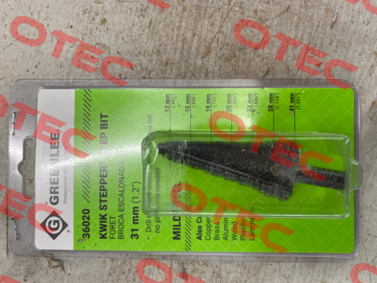 P/N: 50360205 Type: 36020 Greenlee