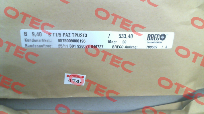 9,4 T1/5/533,4-PAZ (210XL037) Brecoflex