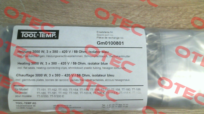 GM0100801 Tool-Temp