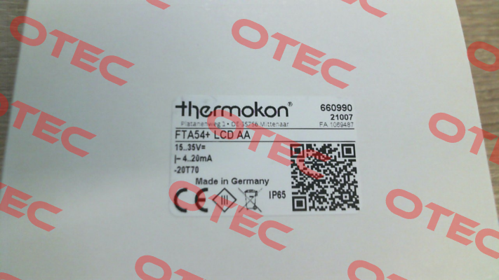 FTA54+ LCD AA Thermokon