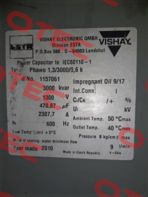 1.3/3000/0.6K Vishay