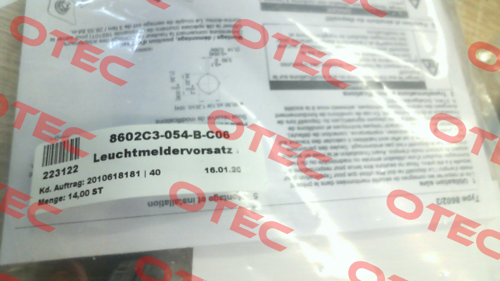 223122 / 8602C3-054-B-C06-ge(yellow) Stahl