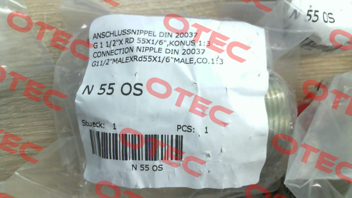 G 1 1/2" a - Rd 55x1/6" a Ludecke