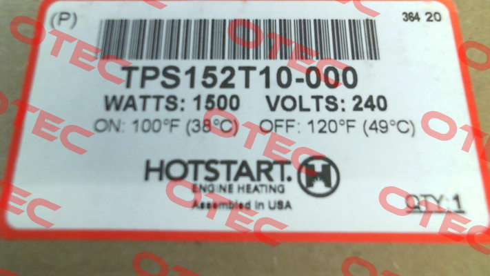 TPS152T10-000 Hotstart