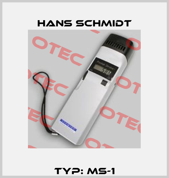 Typ: MS-1 Hans Schmidt