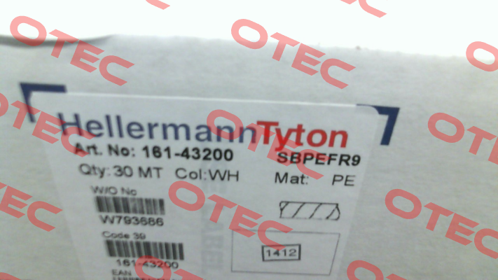 p/n: 161-43200; Type: SBPEFR9 Hellermann Tyton