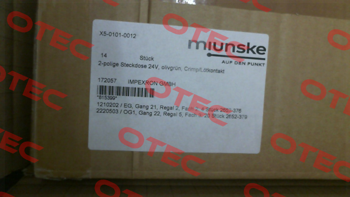 X5-0101-0012 Miunske