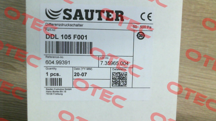 DDL105F001 Sauter