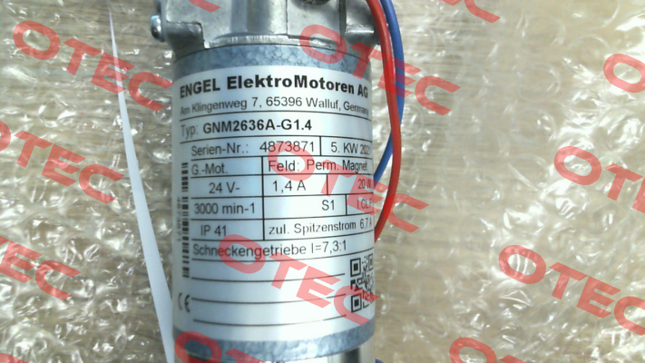 GNM2636A−G1.4 Engel Motor