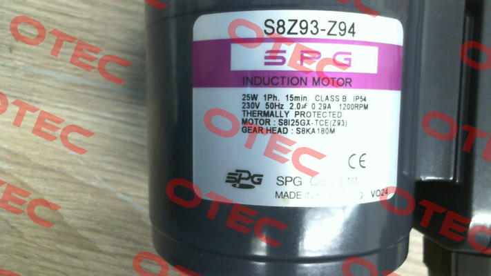 S8I25GX-TCE + S8KA150B Spg Motor